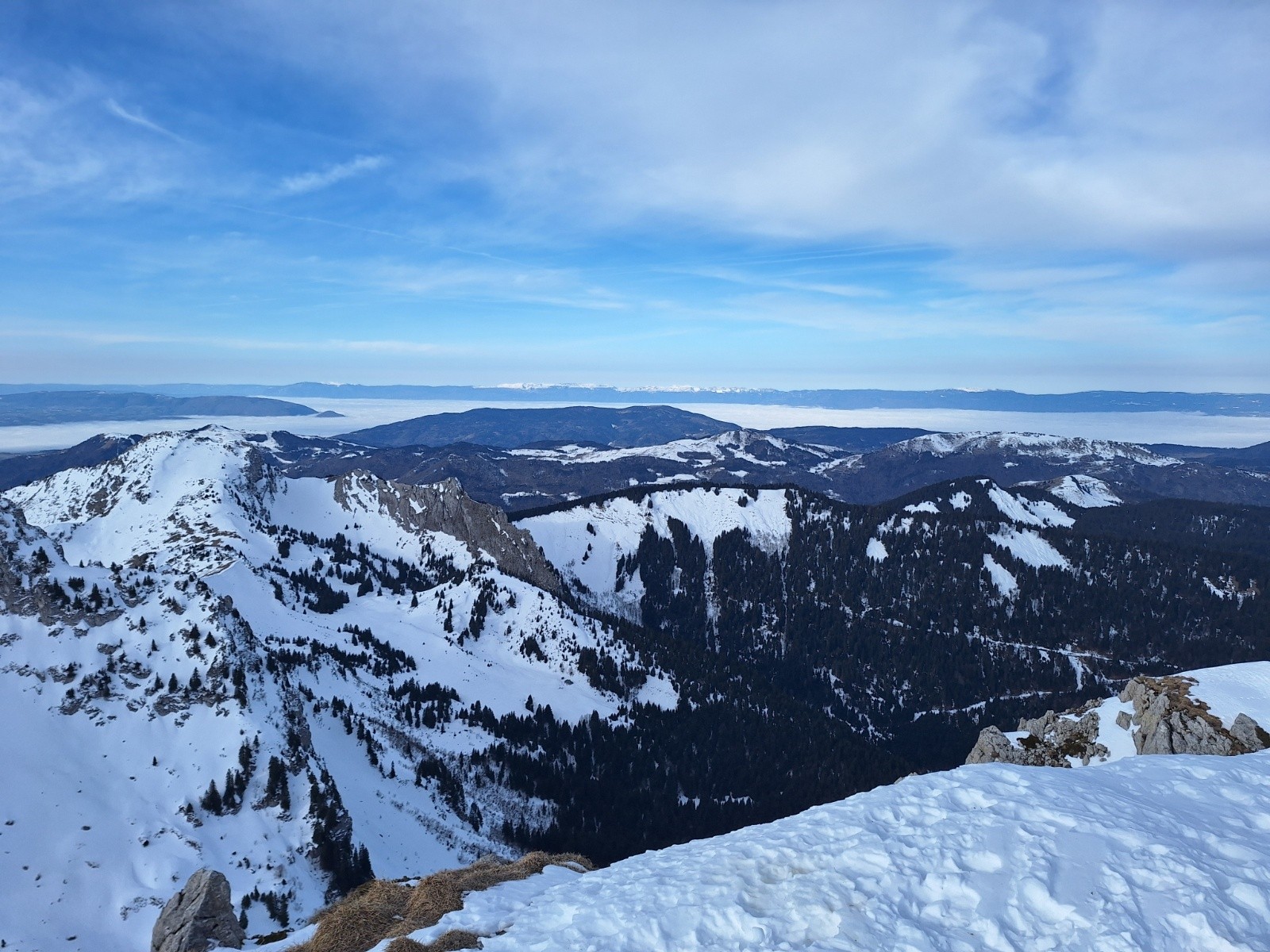 Mer de nuages côté Léman
