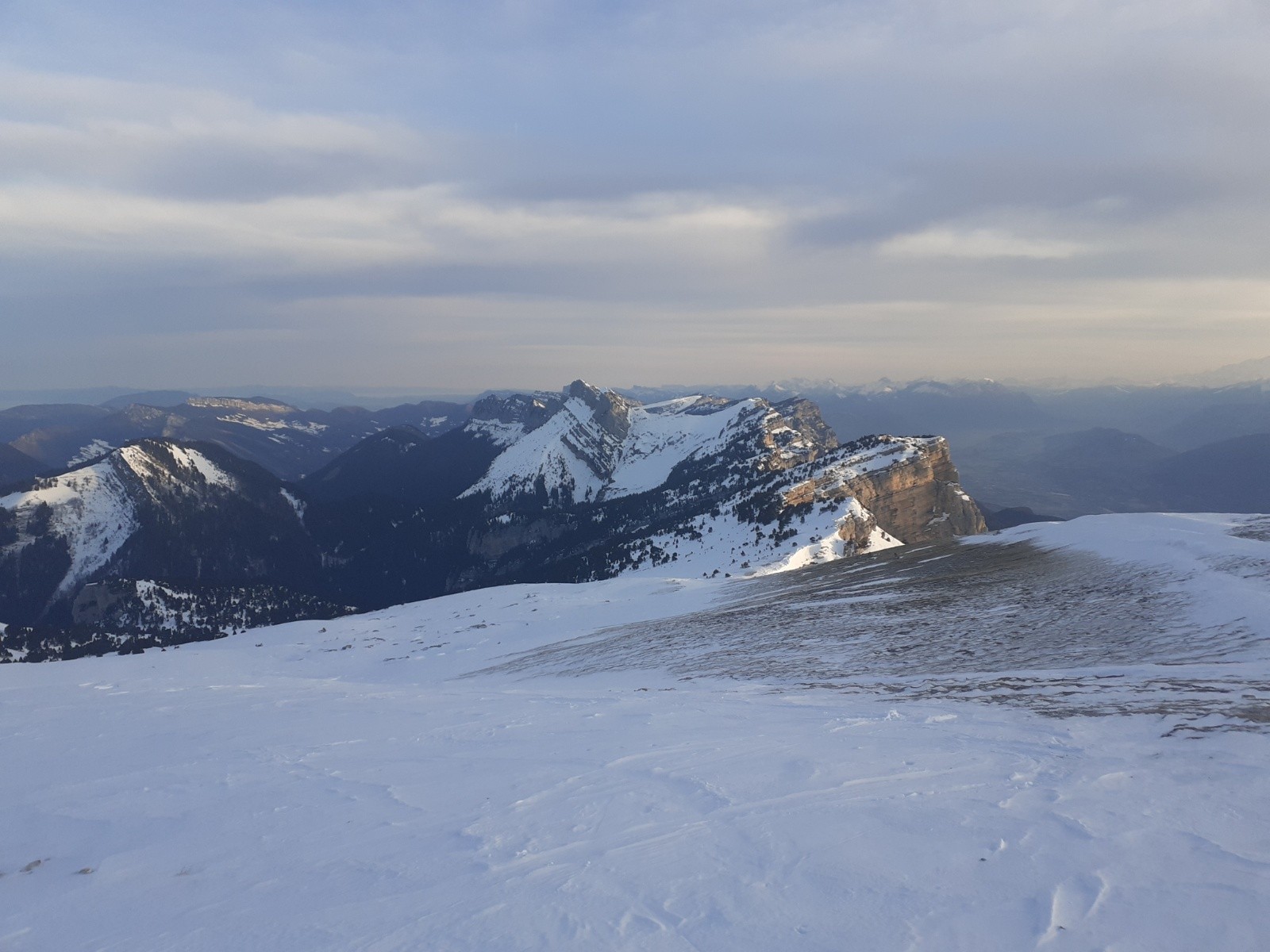 &nbsp;Scia et Lances de Malissards depuis la Dente de Crolles