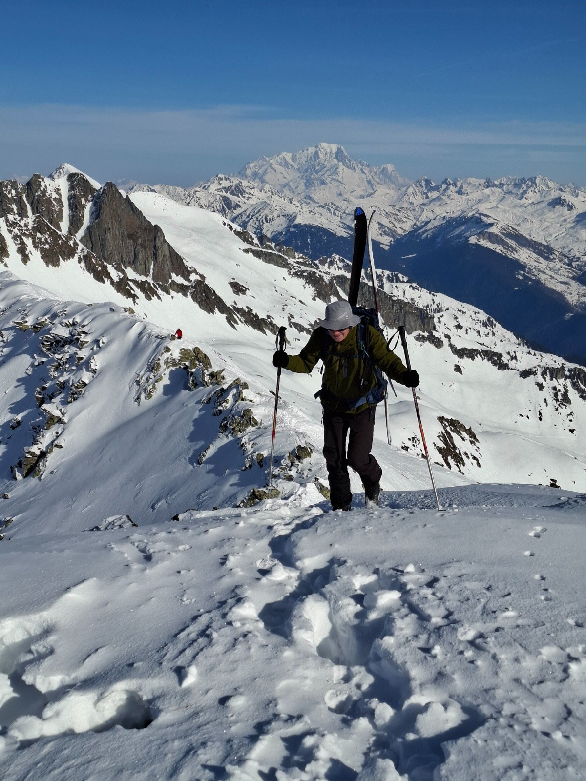 Montée arête des Frettes&nbsp;&nbsp;