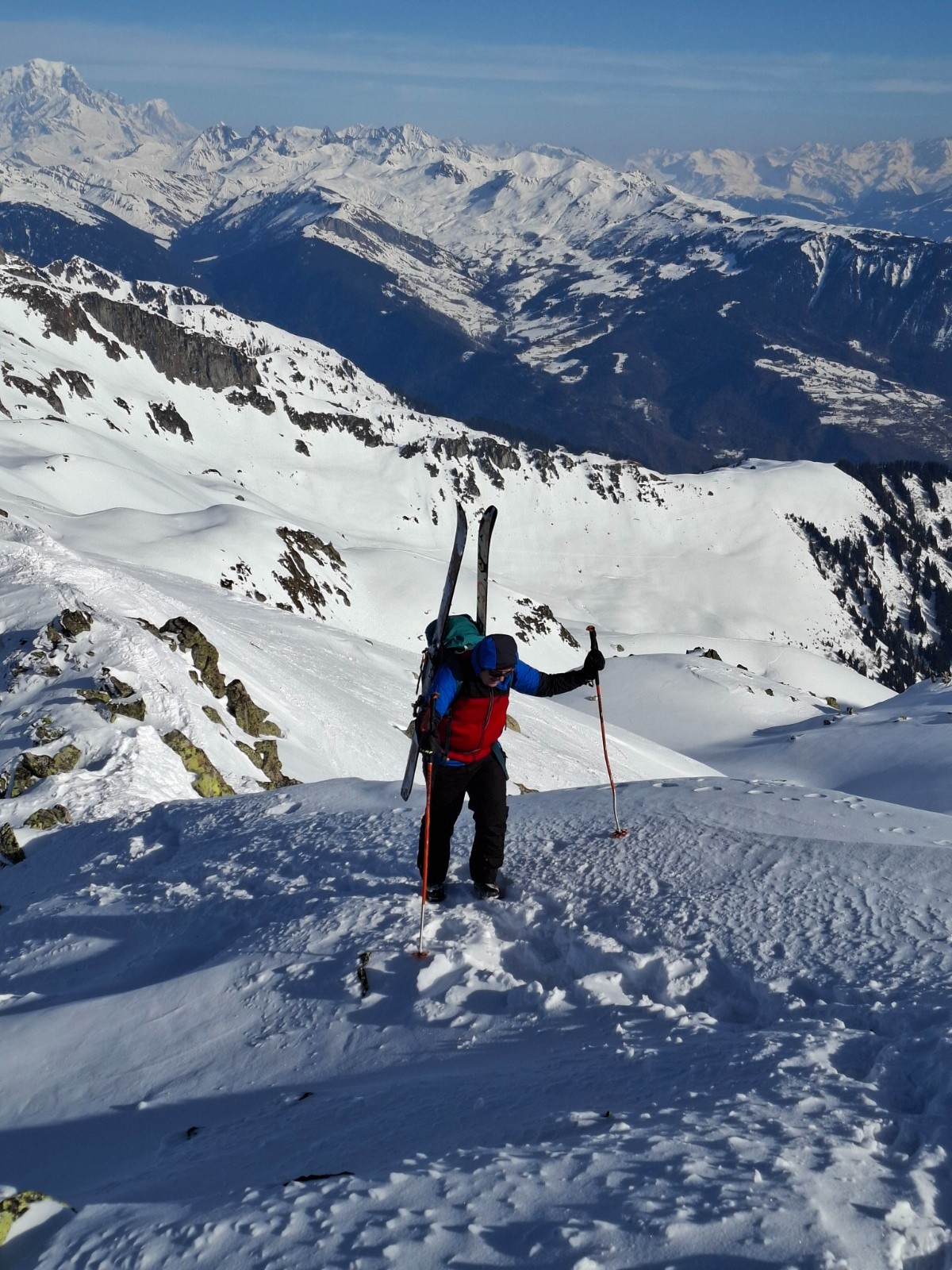 Montée arête des Frettes&nbsp;&nbsp;