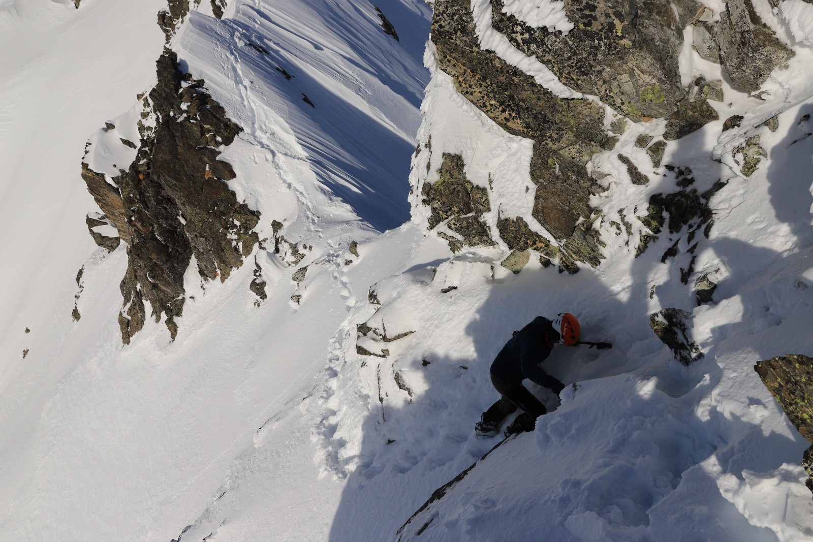 &nbsp;Une dernière remontée à l'antécime sud...