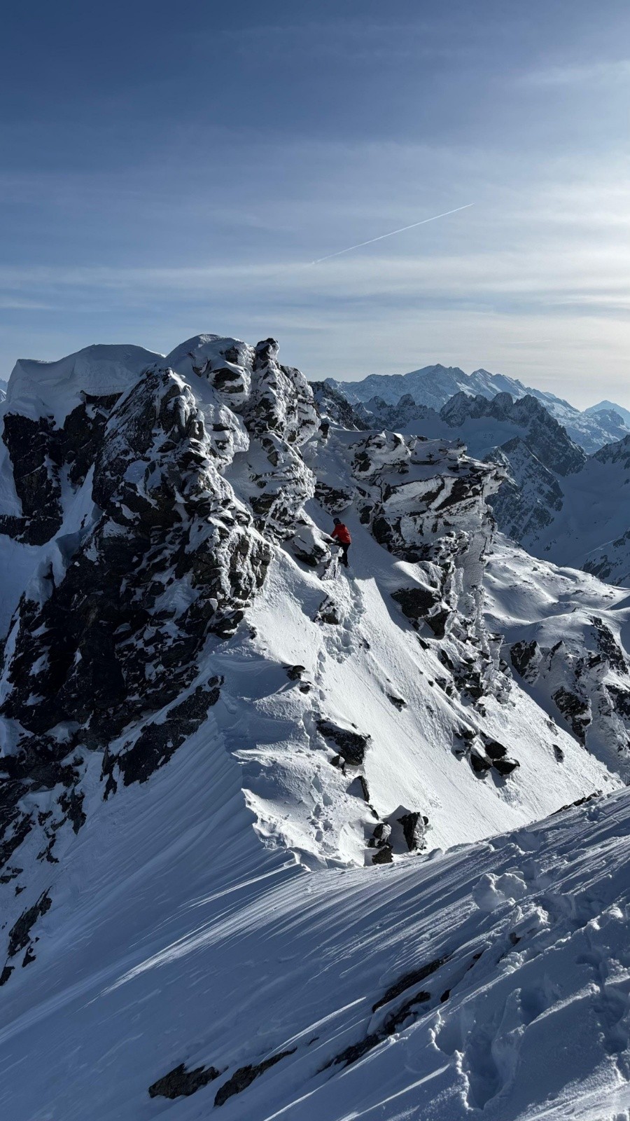 &nbsp;Remontée sur l'ancétime sud