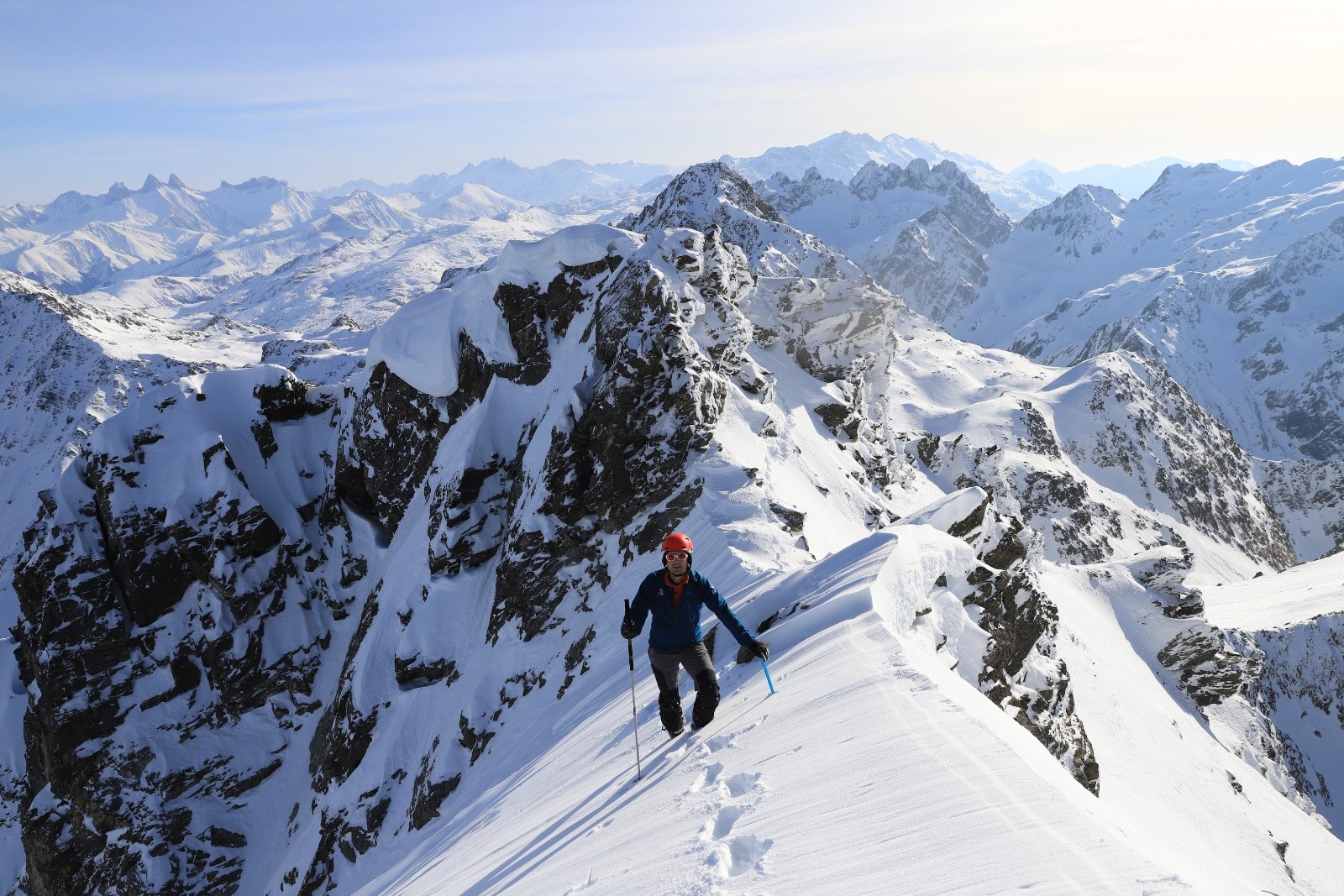 &nbsp;Arête finale de la Grande Valloire... majestueux!