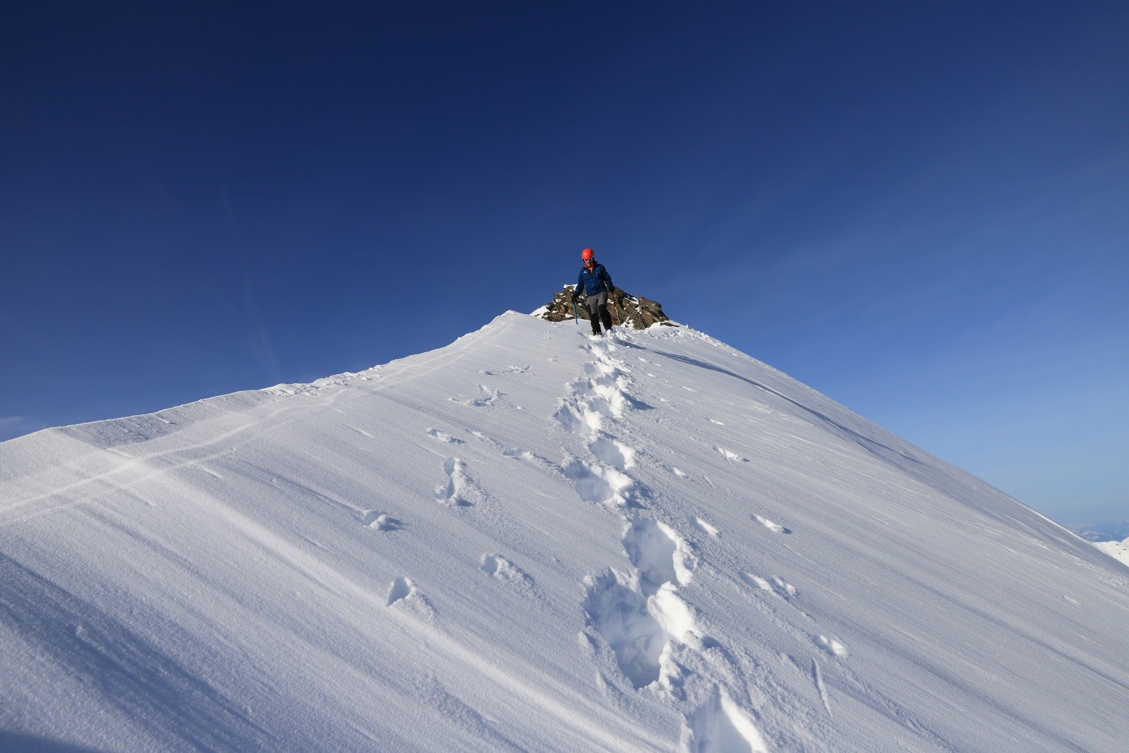 &nbsp;Descente de l'arête, presque le Lyskamm 😅