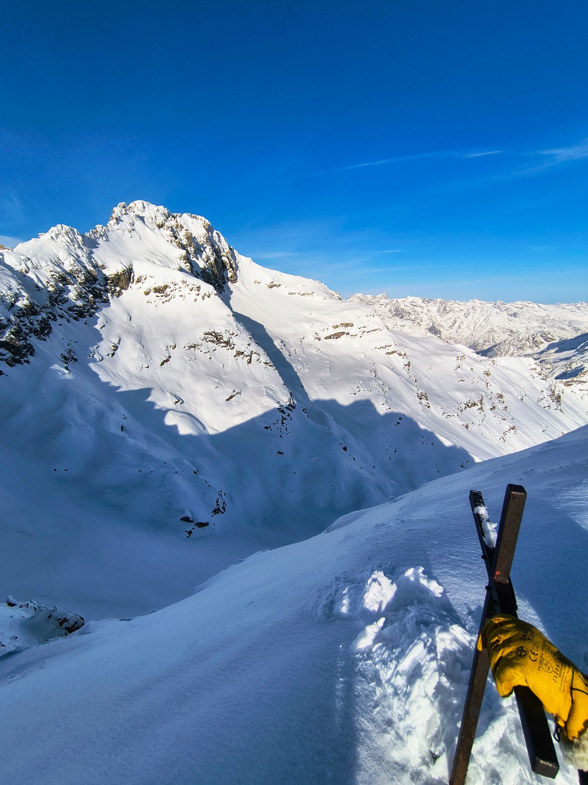 Summit, vue sur Levanna Orientale 