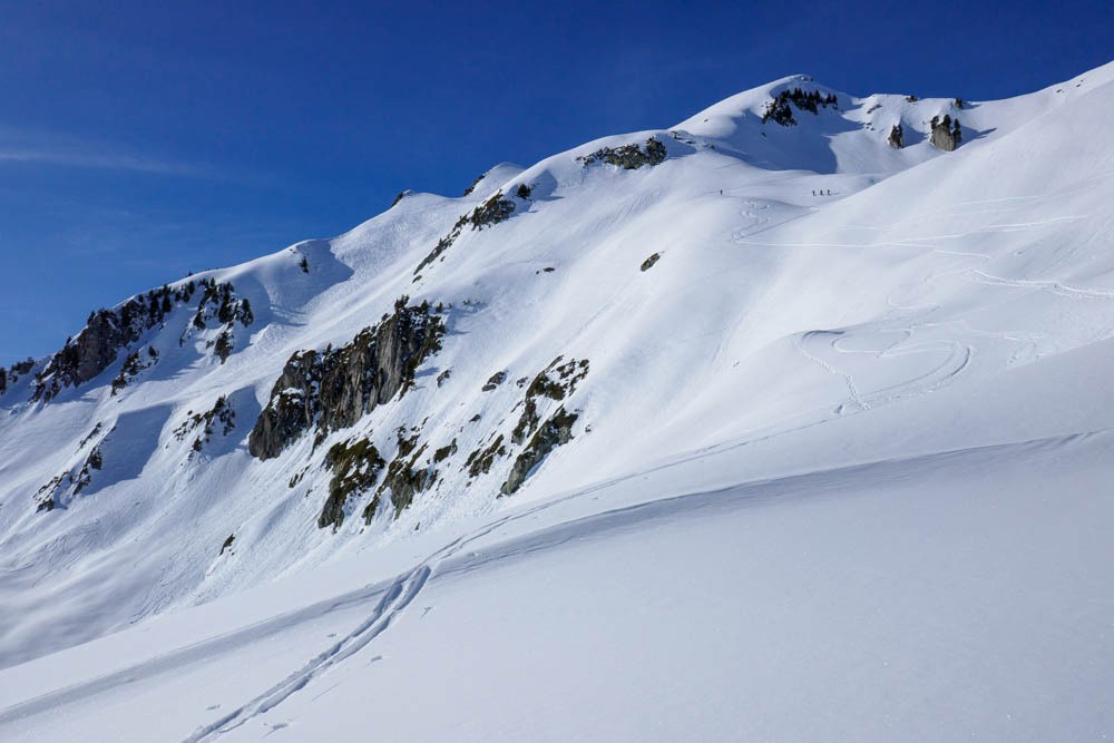 Pointe d'Arangles du col sous Glais Rouge