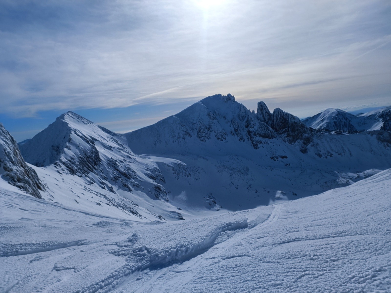 Col du rogue, bien denneige
