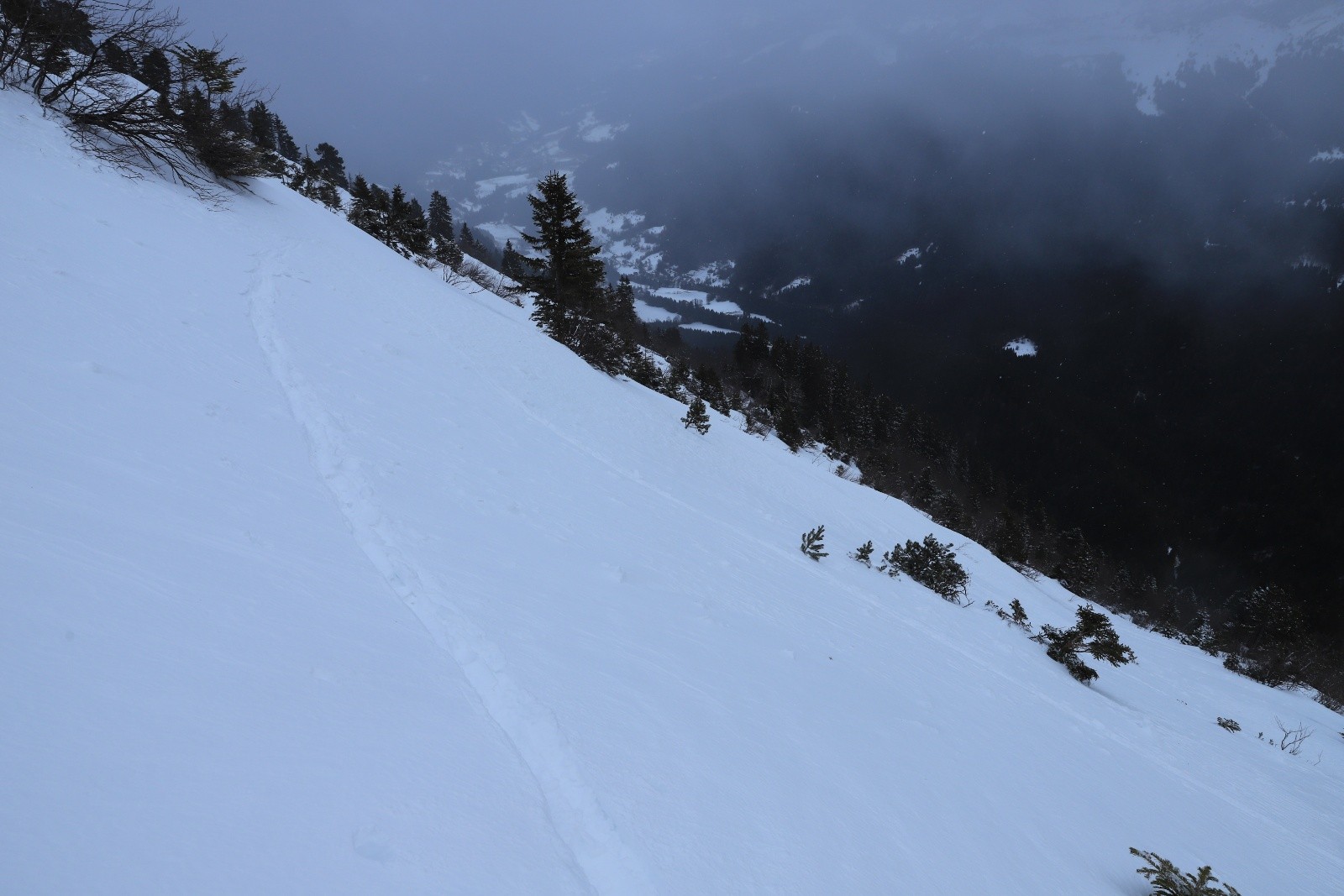 &nbsp;Il faut tracer tout du long et tant mieux, personne dans le coin!