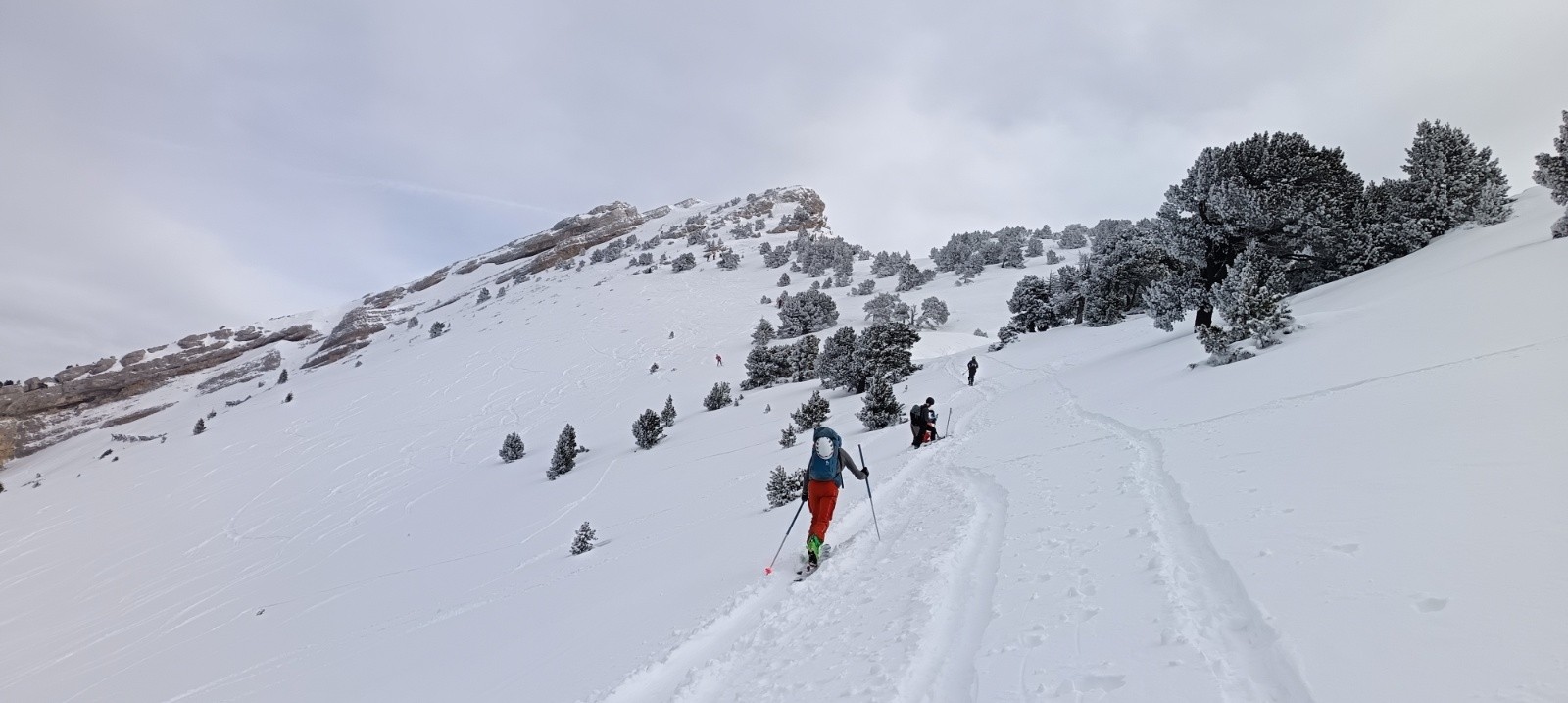 Sommet au bout de la crête&nbsp;