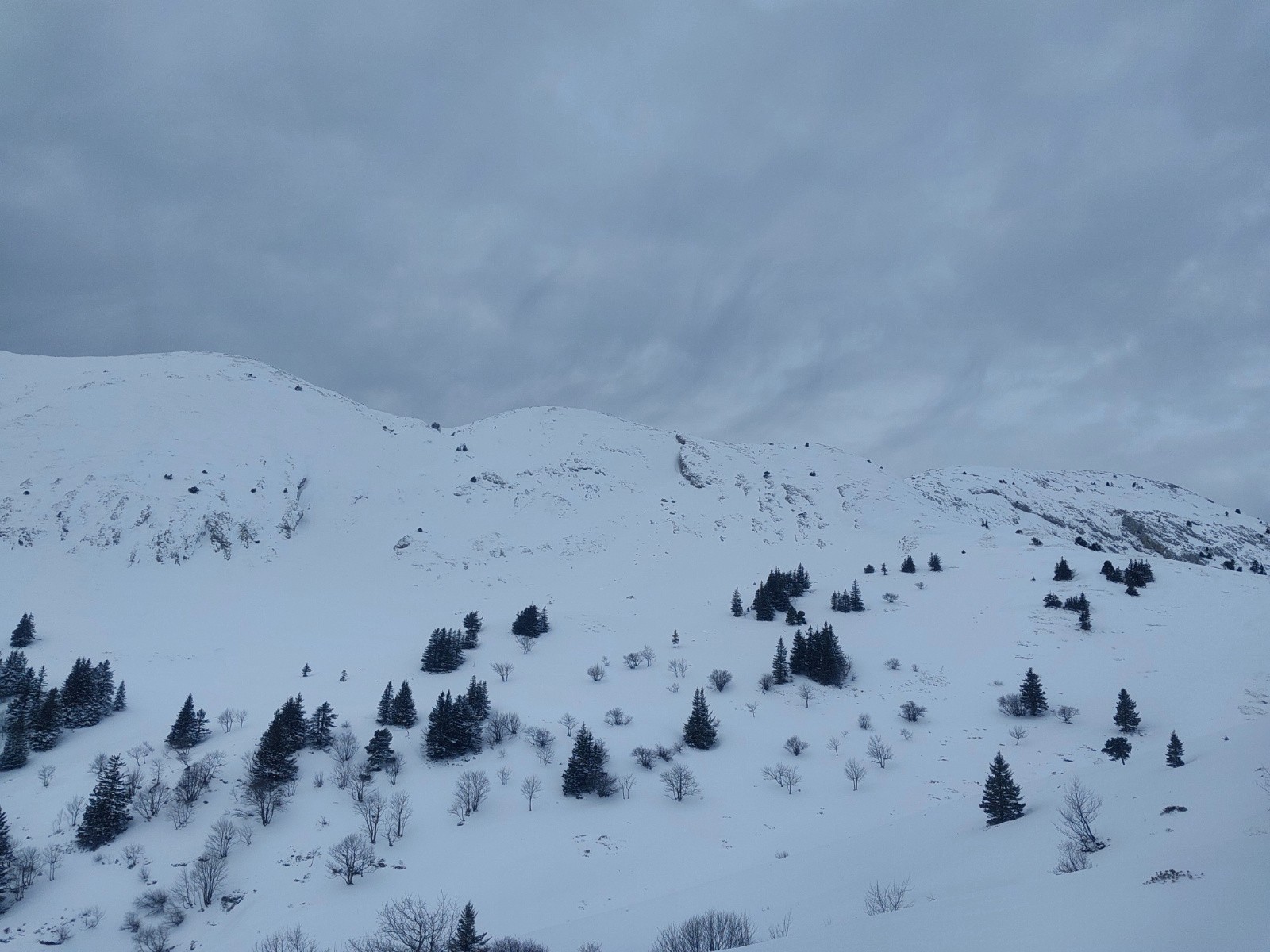 Vue sur la Face E de la Grande Sure