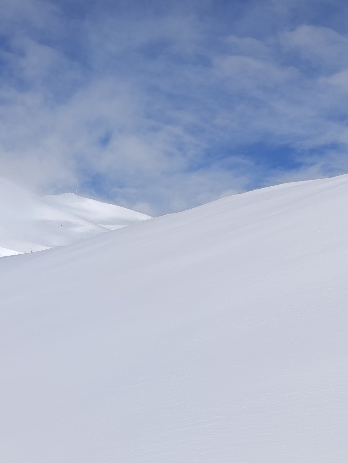 Objectif initial (antenne crête du Chardonnet)
