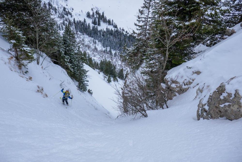 au dessus du ressaut