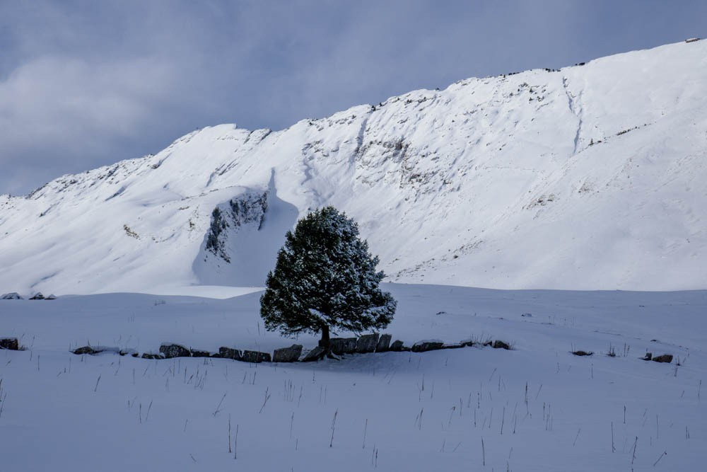 le Pan de rideau de l'Arclusaz