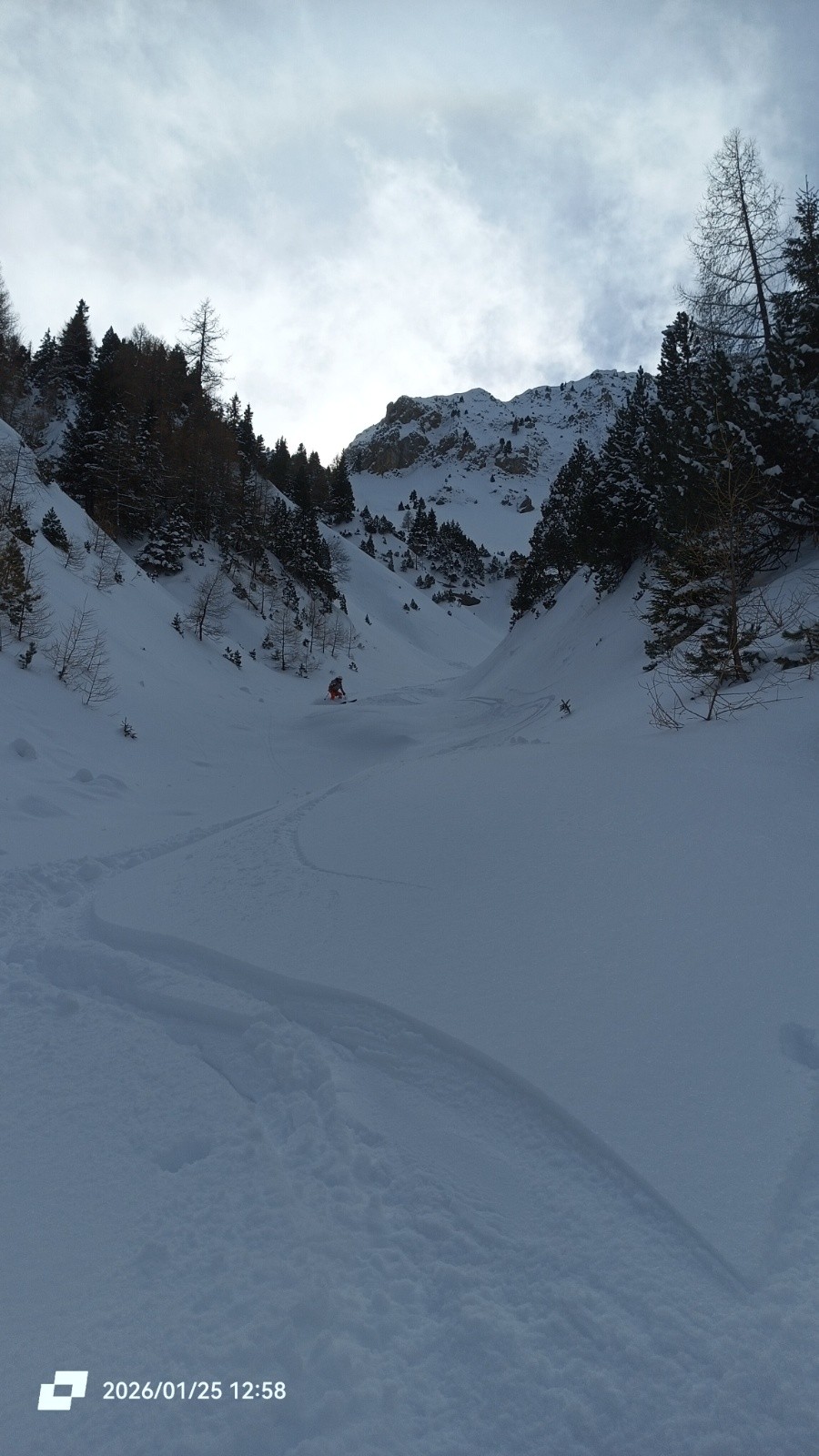 Fin de la seconde descente 