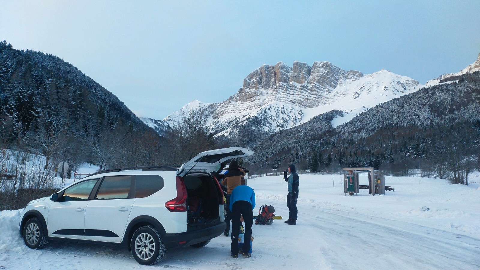 Parking et objectif du jour&nbsp;