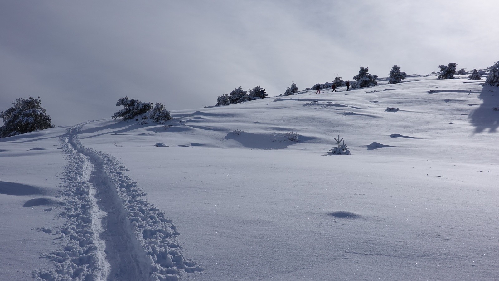 Troisième peautage direction la Croix de Verse