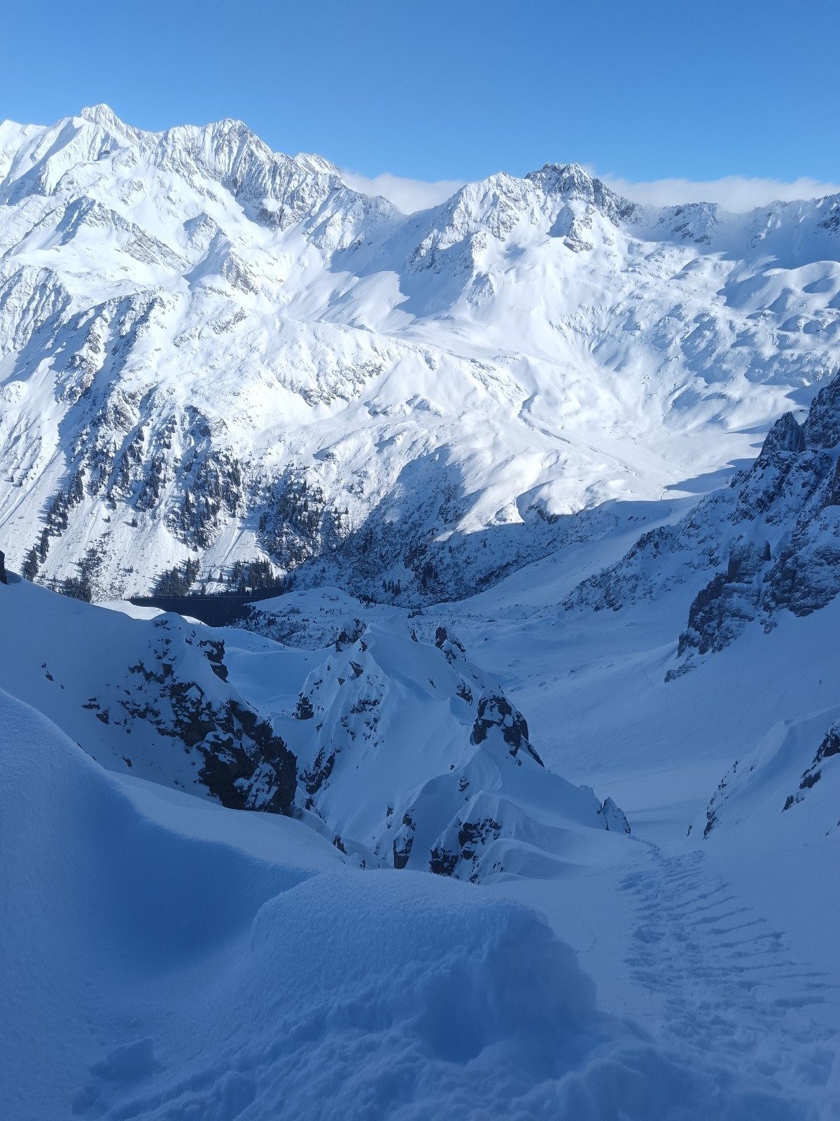 Couloir SE du col N de la tête de la Cicle