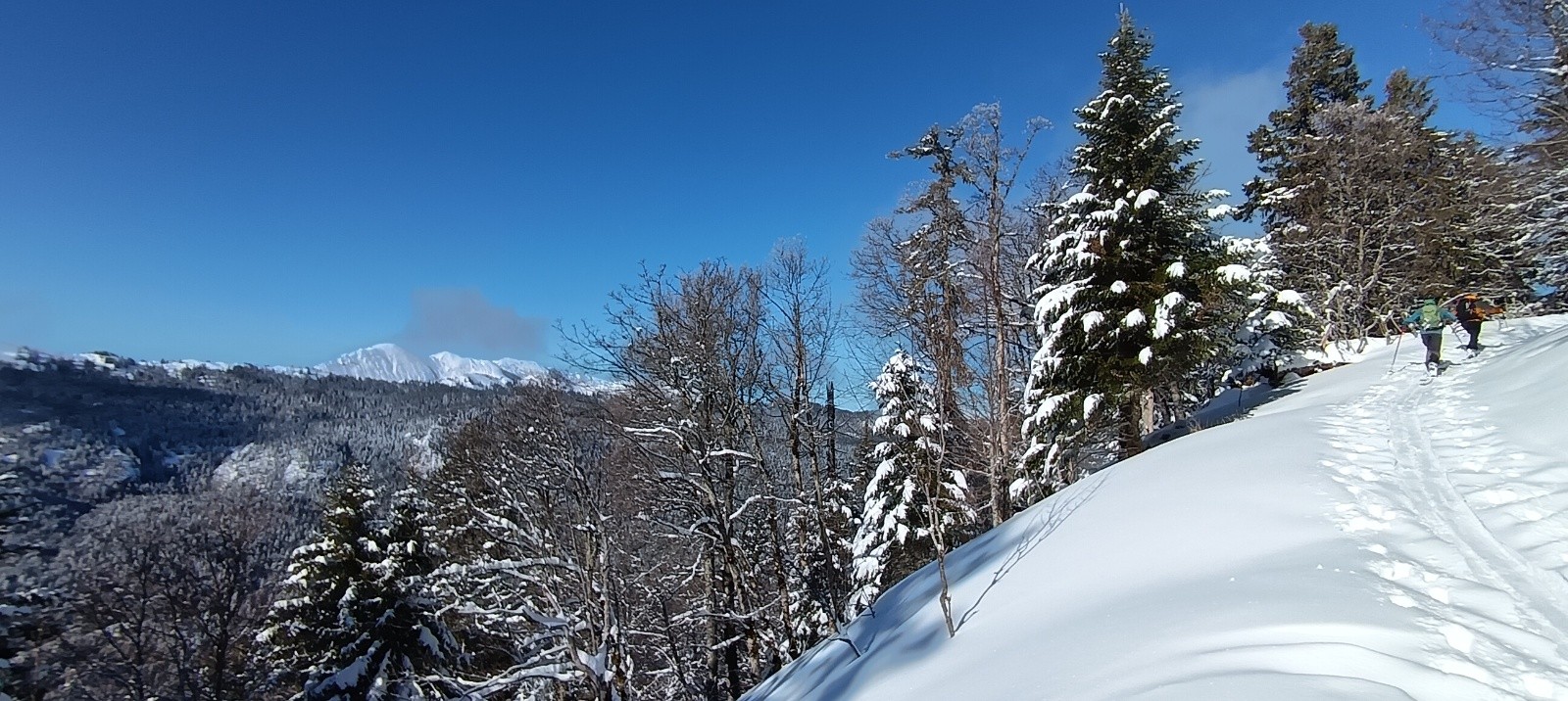 &nbsp;Remontée sur Canaple, Gde Sure au fond&nbsp;