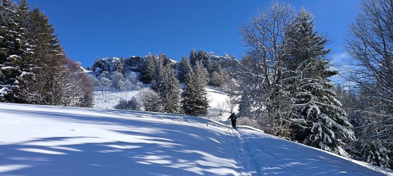 Crête de Canaple au fond&nbsp;