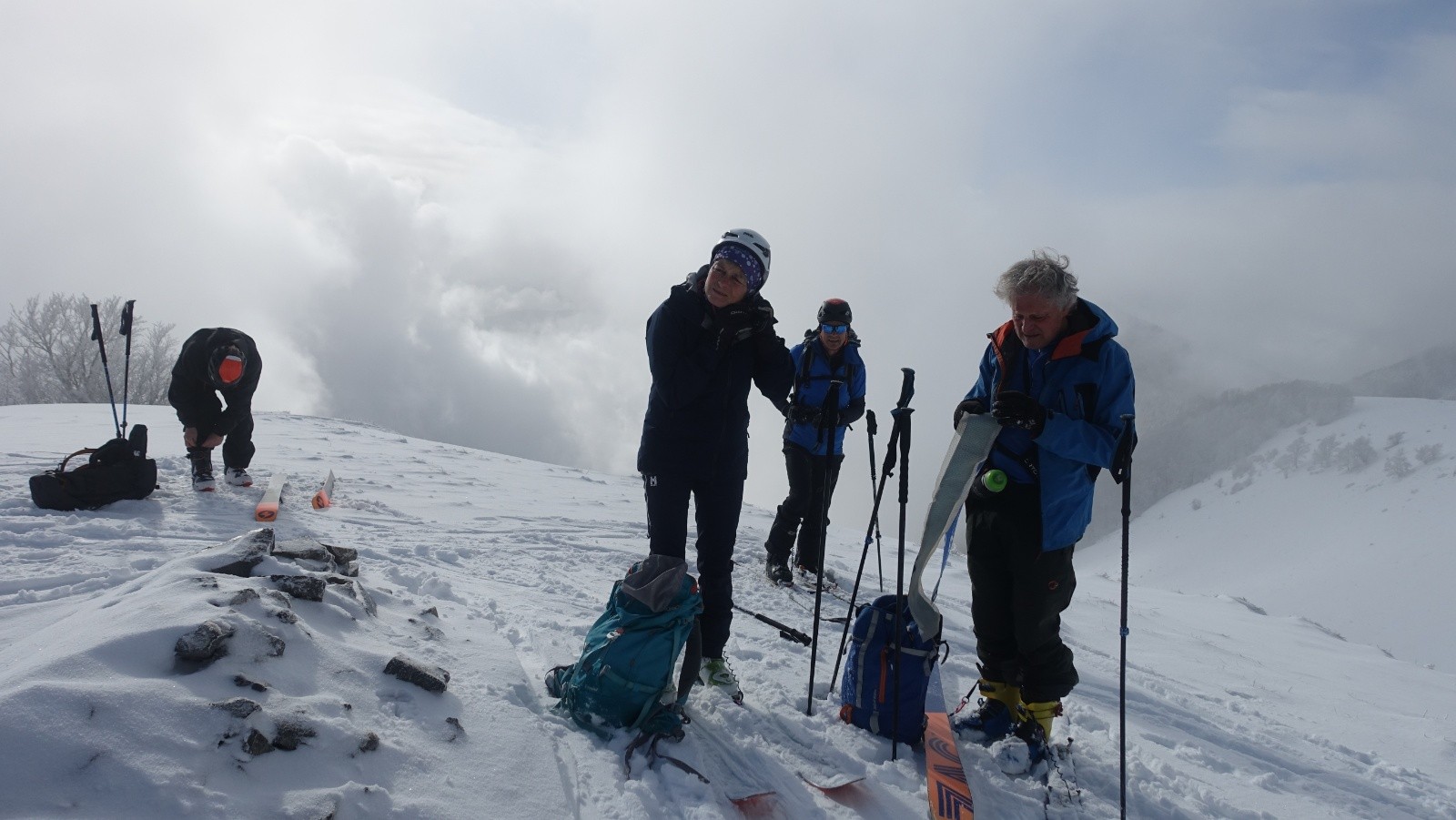 au sommet du Morbié les cailloux nous attendent&nbsp;                               