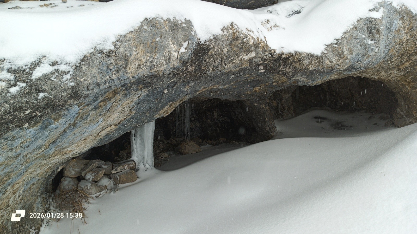 Les mini-grottes classiques après la chaine&nbsp; 