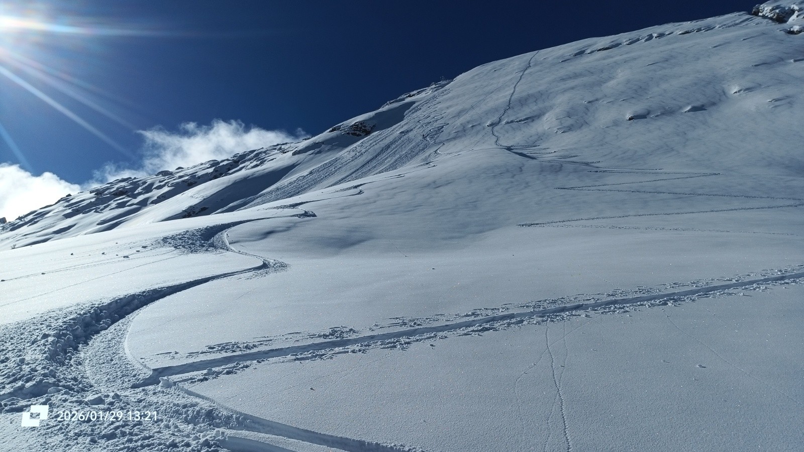 Fin de la partie raide 