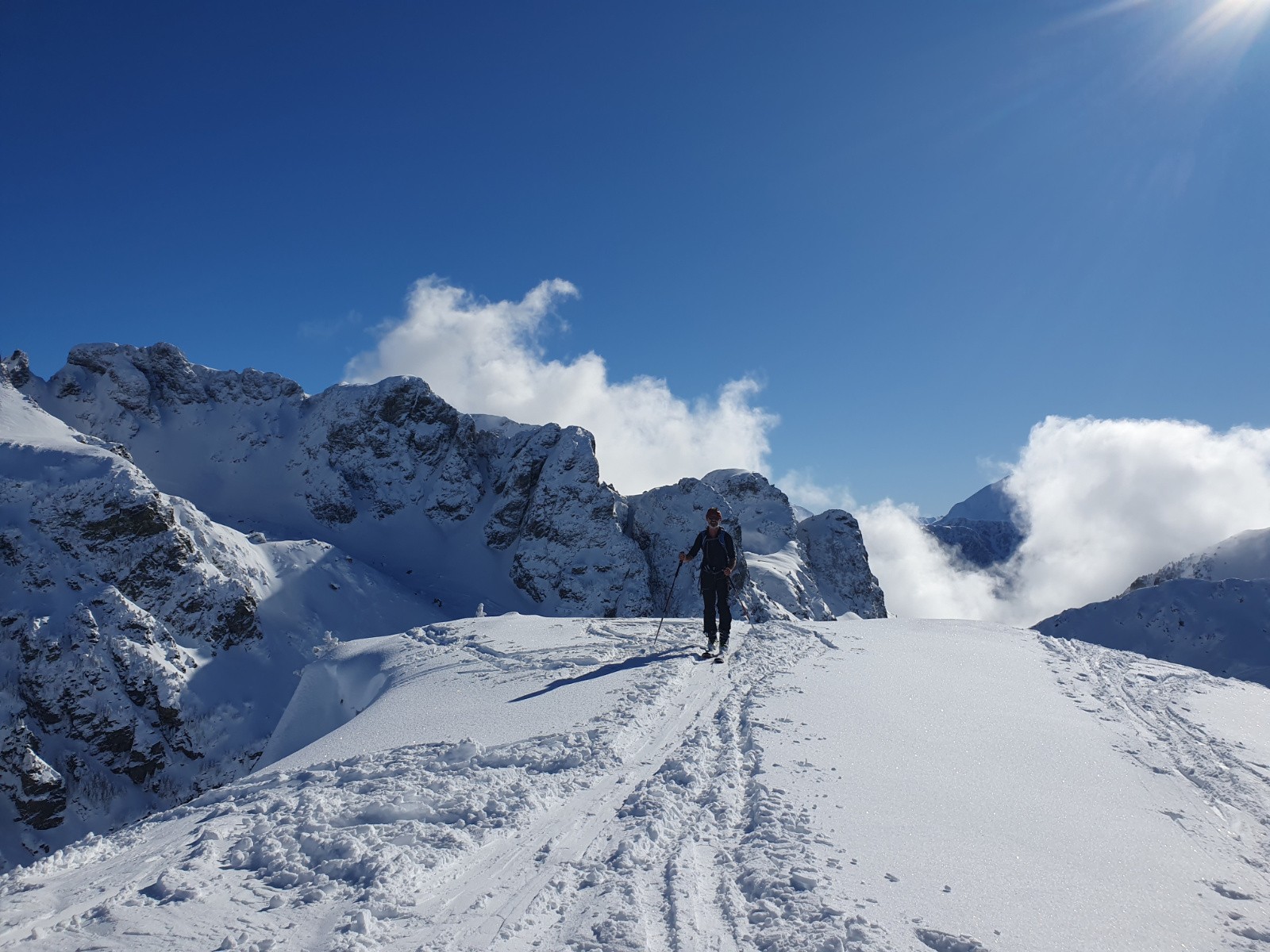 L'ivresse du sommet nous gagne après cette arrivée triomphale