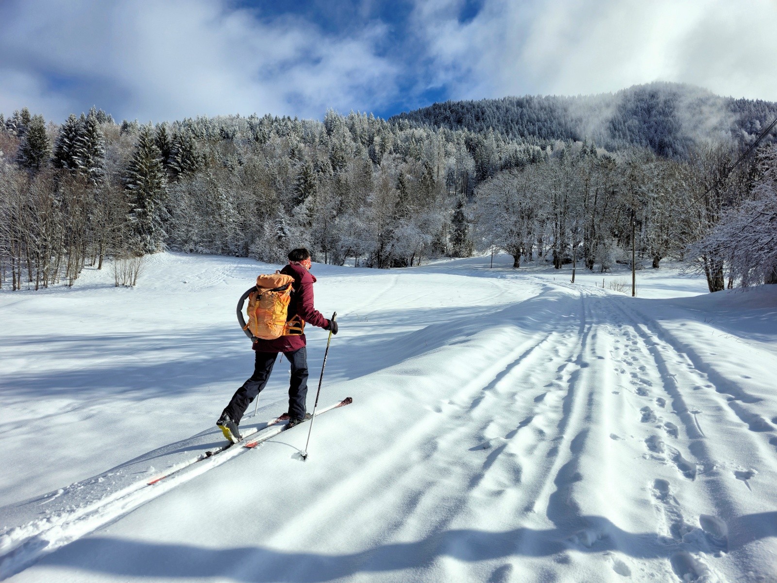 Départ du Fort du Mont.&nbsp;