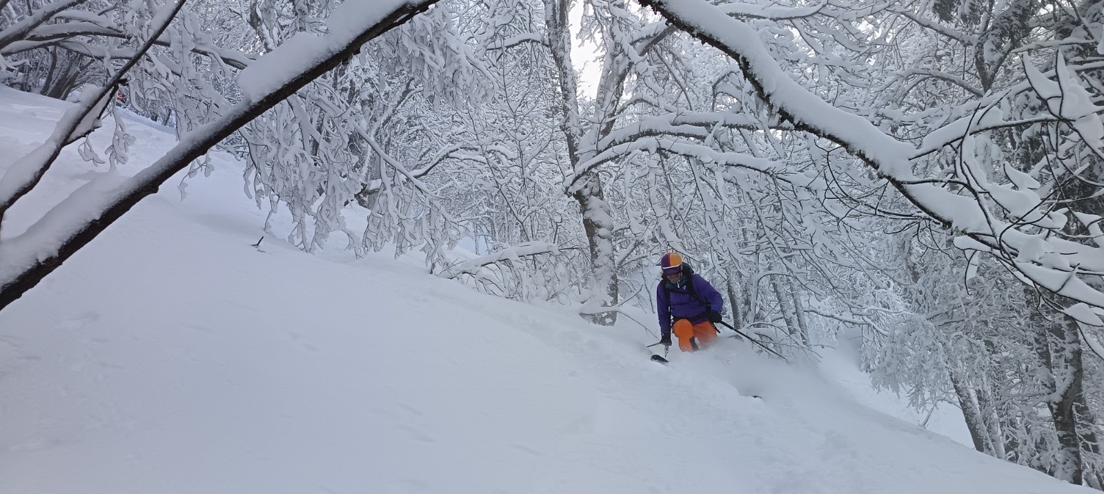 Descente sous la brèche Vermorel&nbsp;
