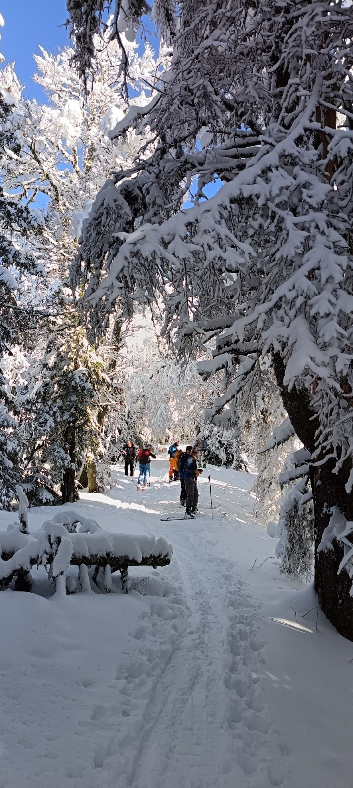 Bcp de monde sur la crête du Mt Fromage&nbsp;