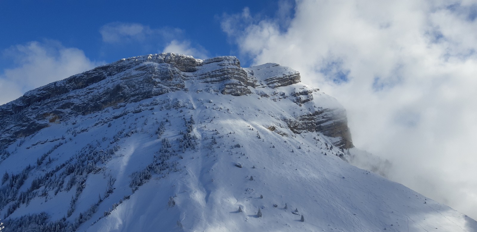 Dent de Crolles tracées 