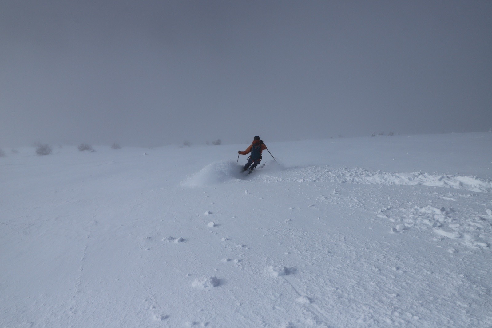 Les pentes supérieures