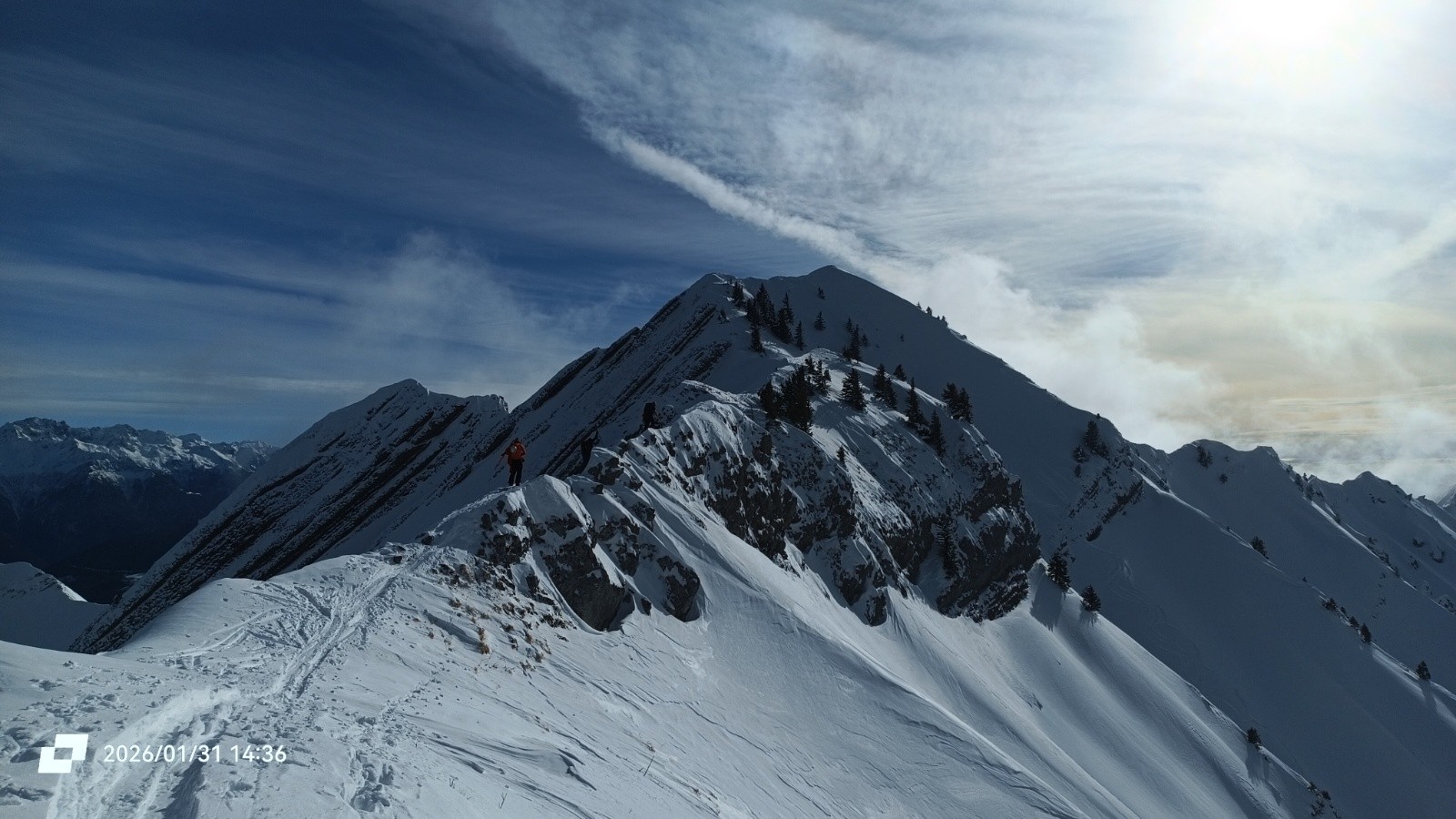 De nouveau sur l'arête 