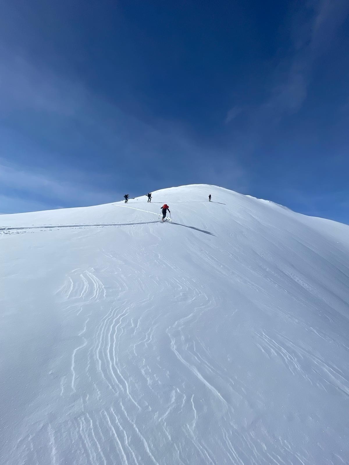 &nbsp;Derniers mètres pour le sommet de La Thuile