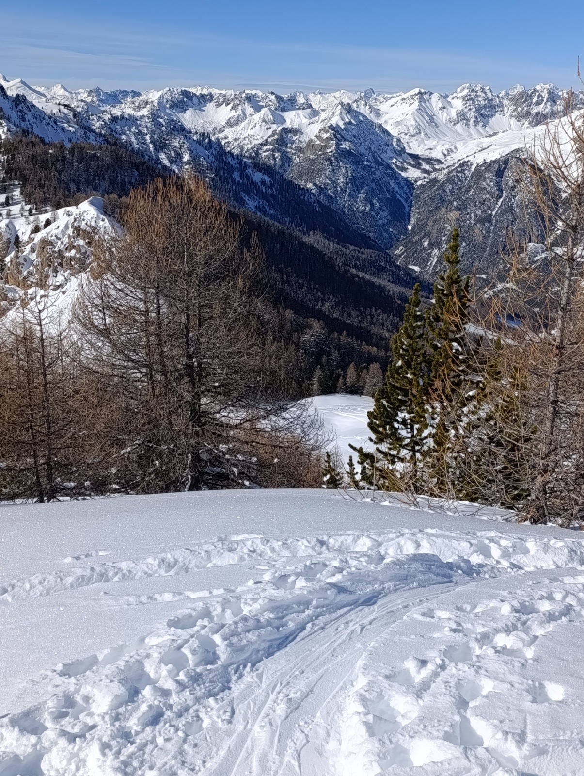 Vue sur le col de Bramousse&nbsp;