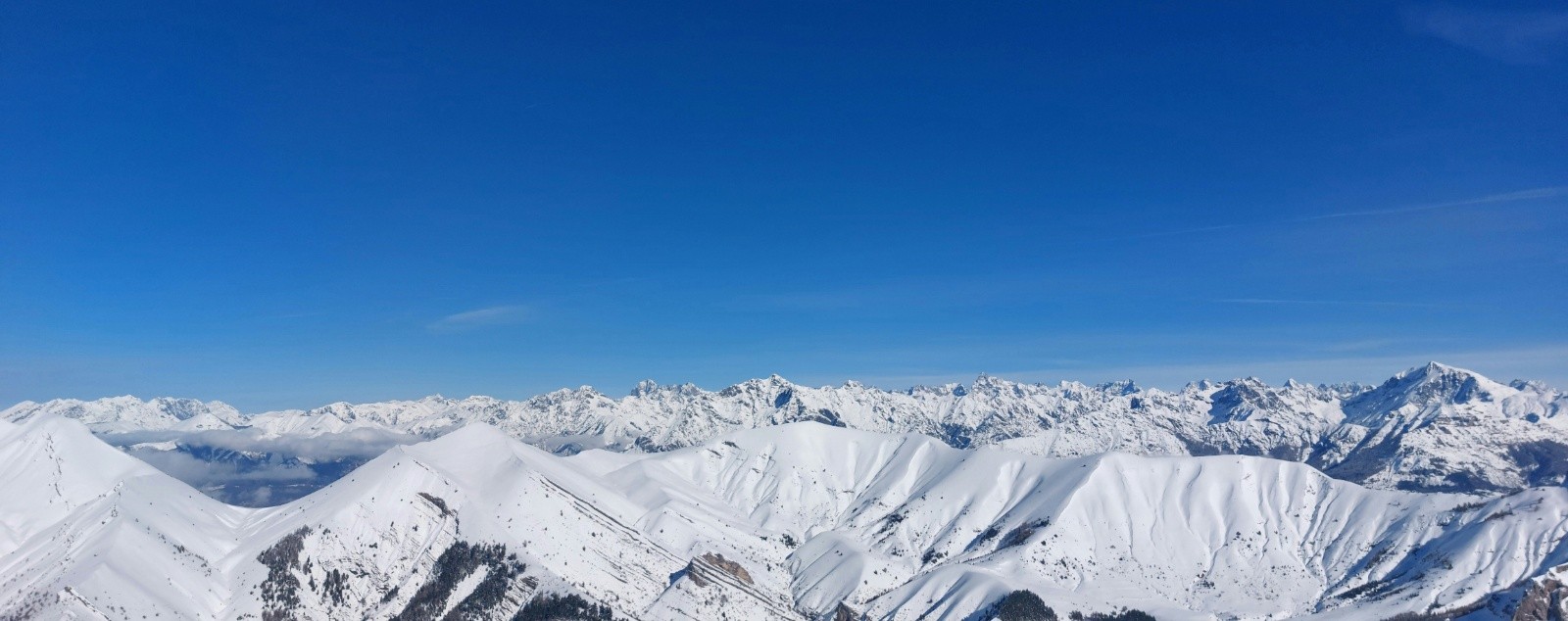 &nbsp;Super panorama ves les ecrins