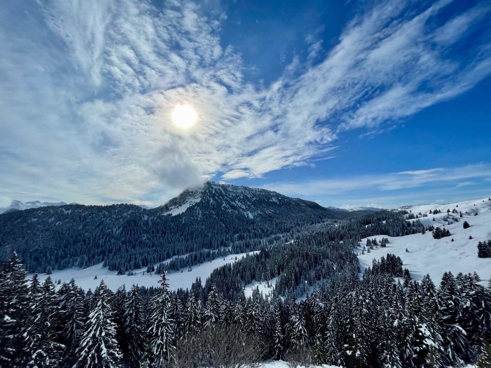 direction Les Frettes, tout au fond...&nbsp;