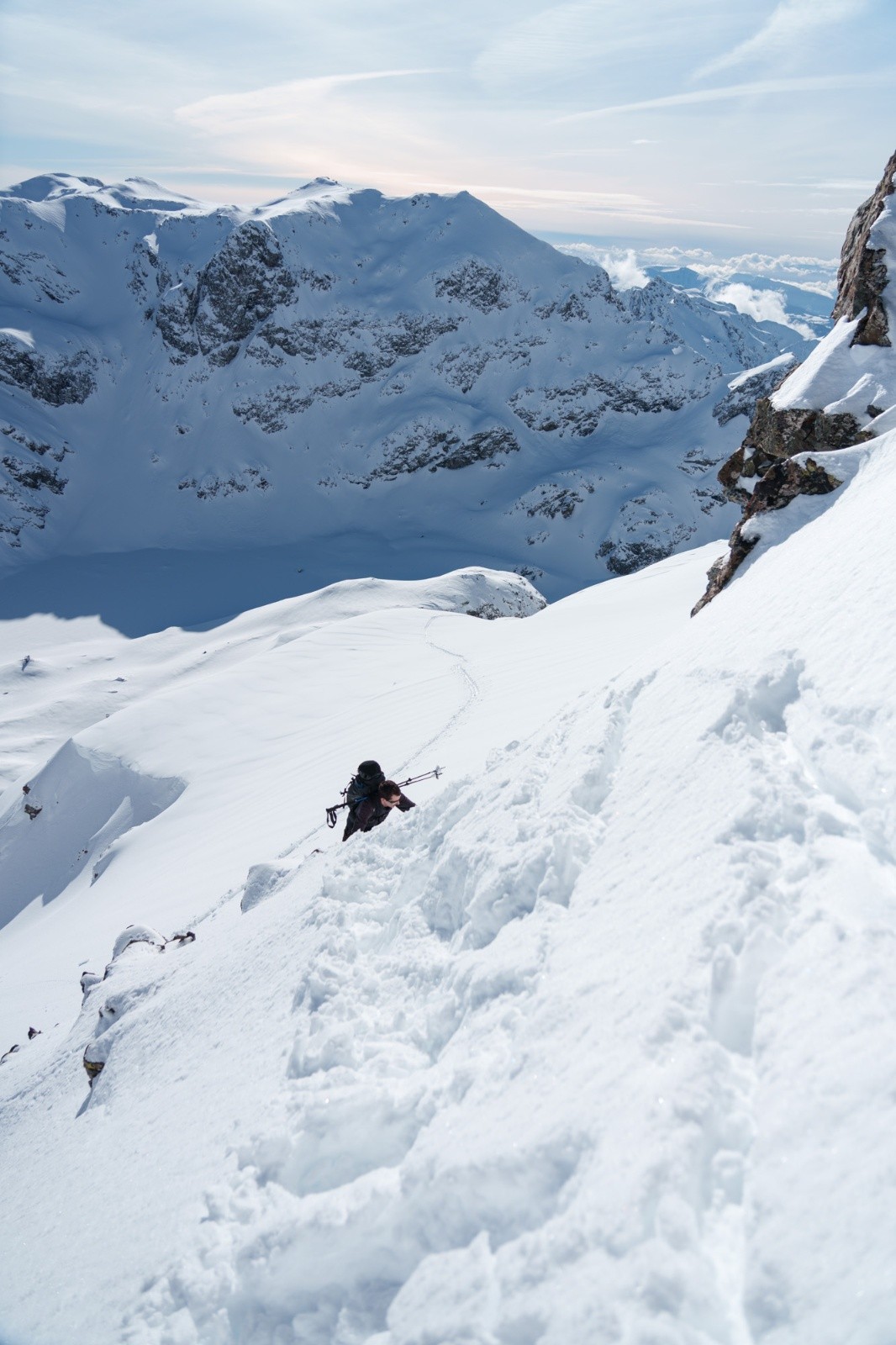 Un poil de mixte très enneigé