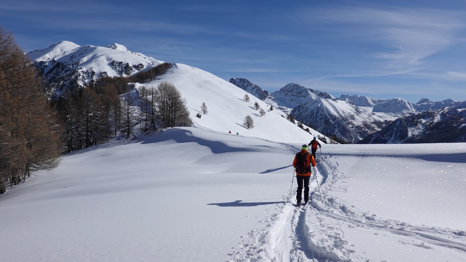 Au niveau du Pas des Roubines de la Maïris
