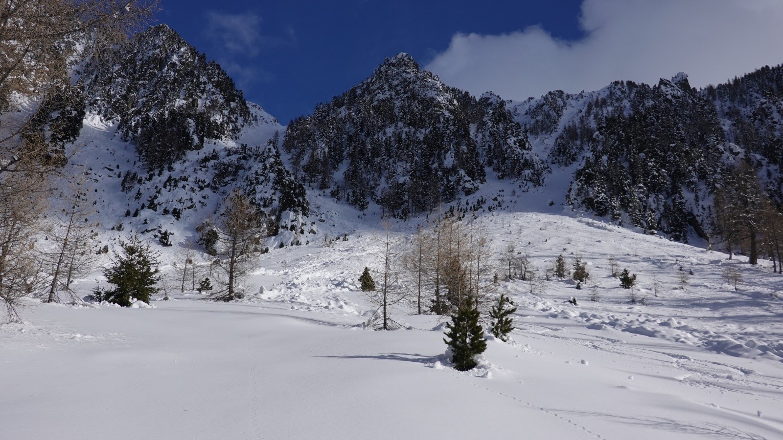 Les conditions au niveau du grand couloir de Juisse