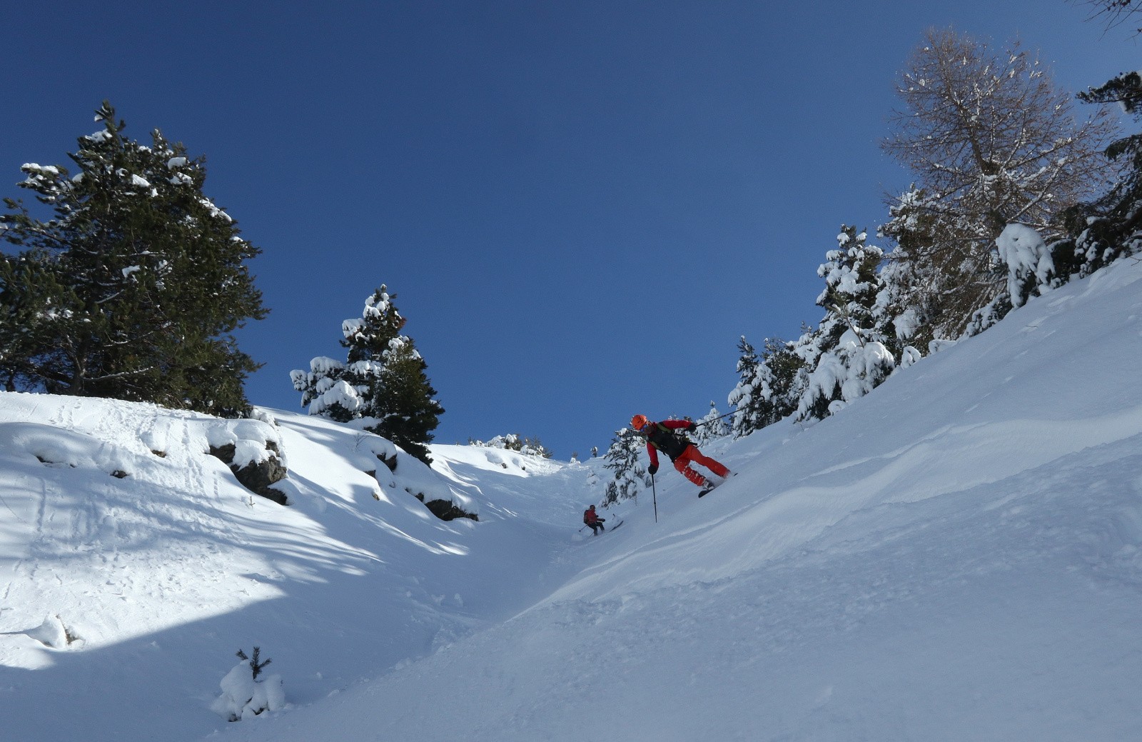 Ravin pour rejoindre l'Embournié&nbsp;&nbsp;
