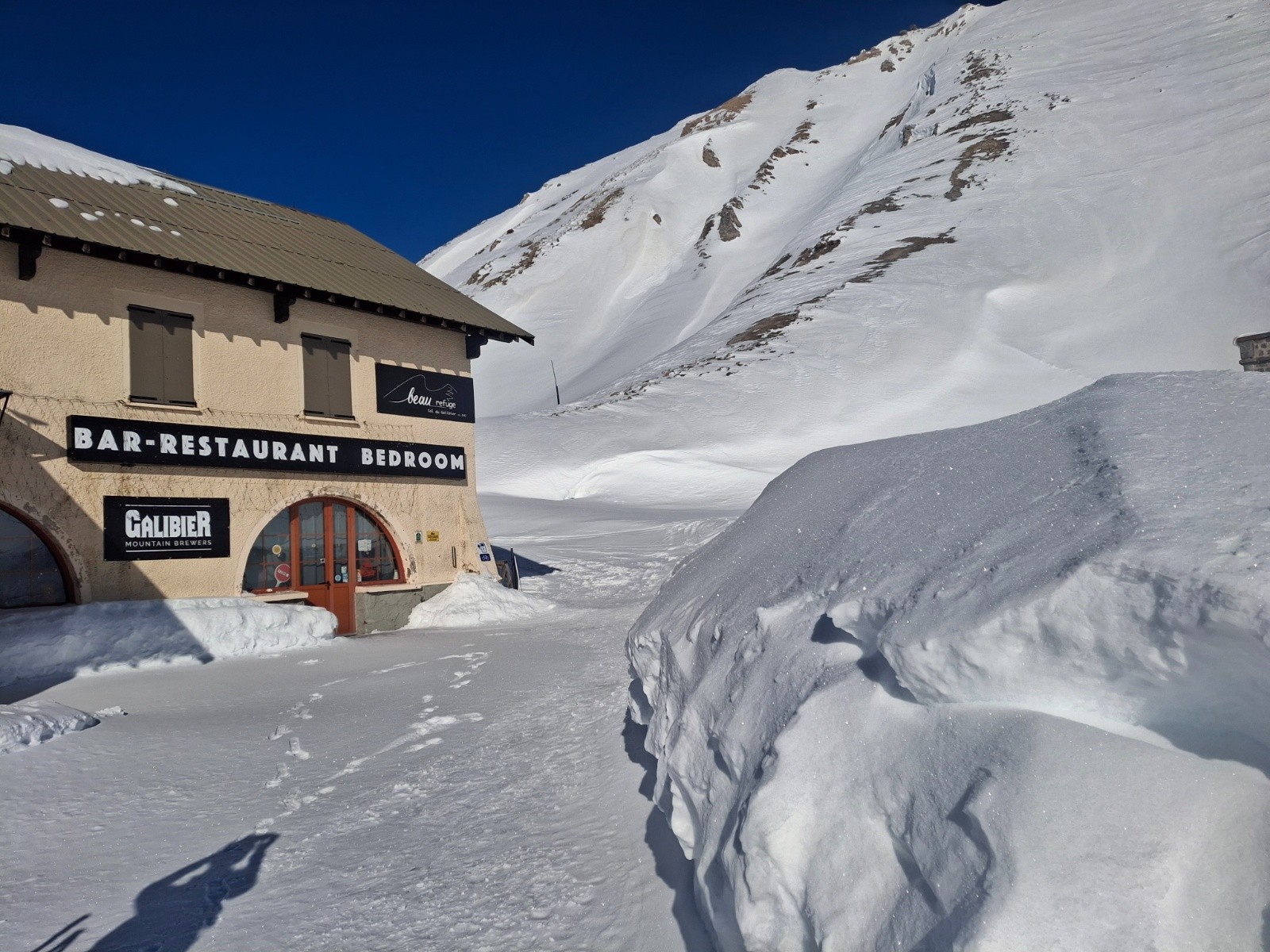 &nbsp;Refuge du Galibier fermé aujourd’hui