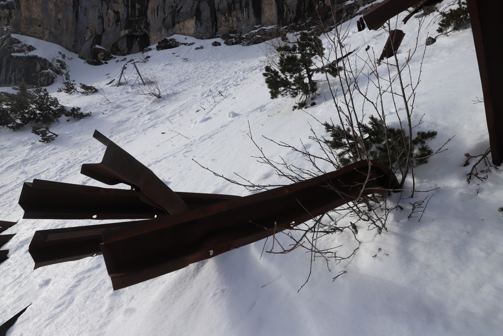 Et encore un vestige... faut pas s'empaller dedans, hein!&nbsp;