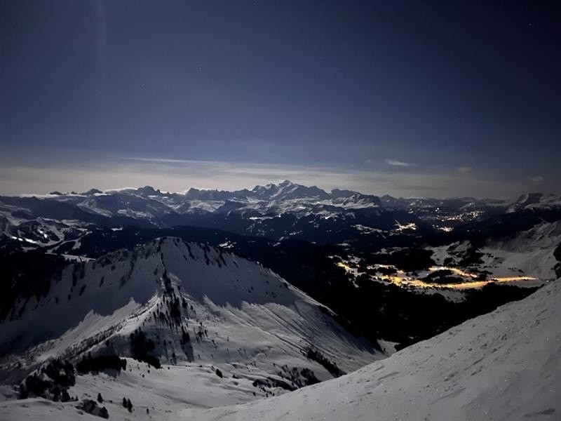 Mont Blanc by night