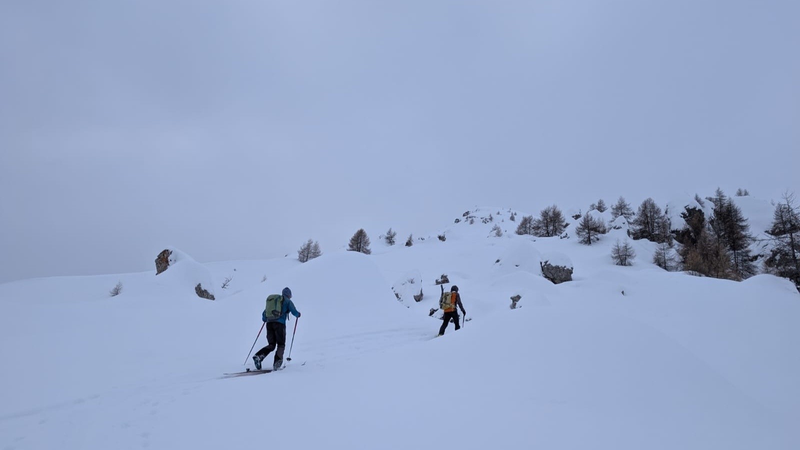 &nbsp;Ciel couvert mais bonne visi