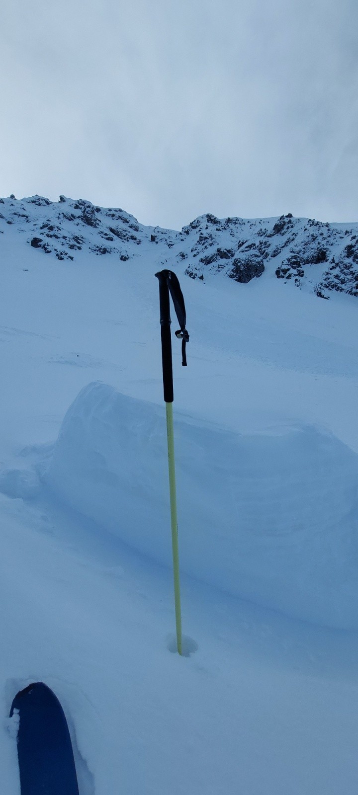 Qlq bloc de 40 à 60cm dans le dernier replat