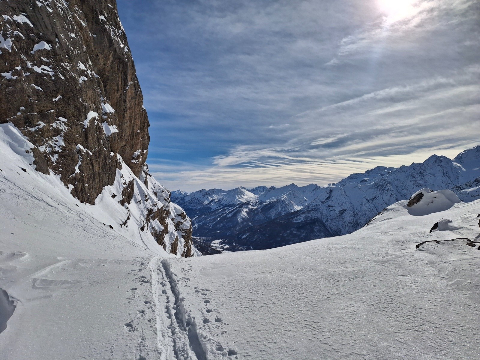 &nbsp;Côté Guisane depuis la boucle de Roche Robert