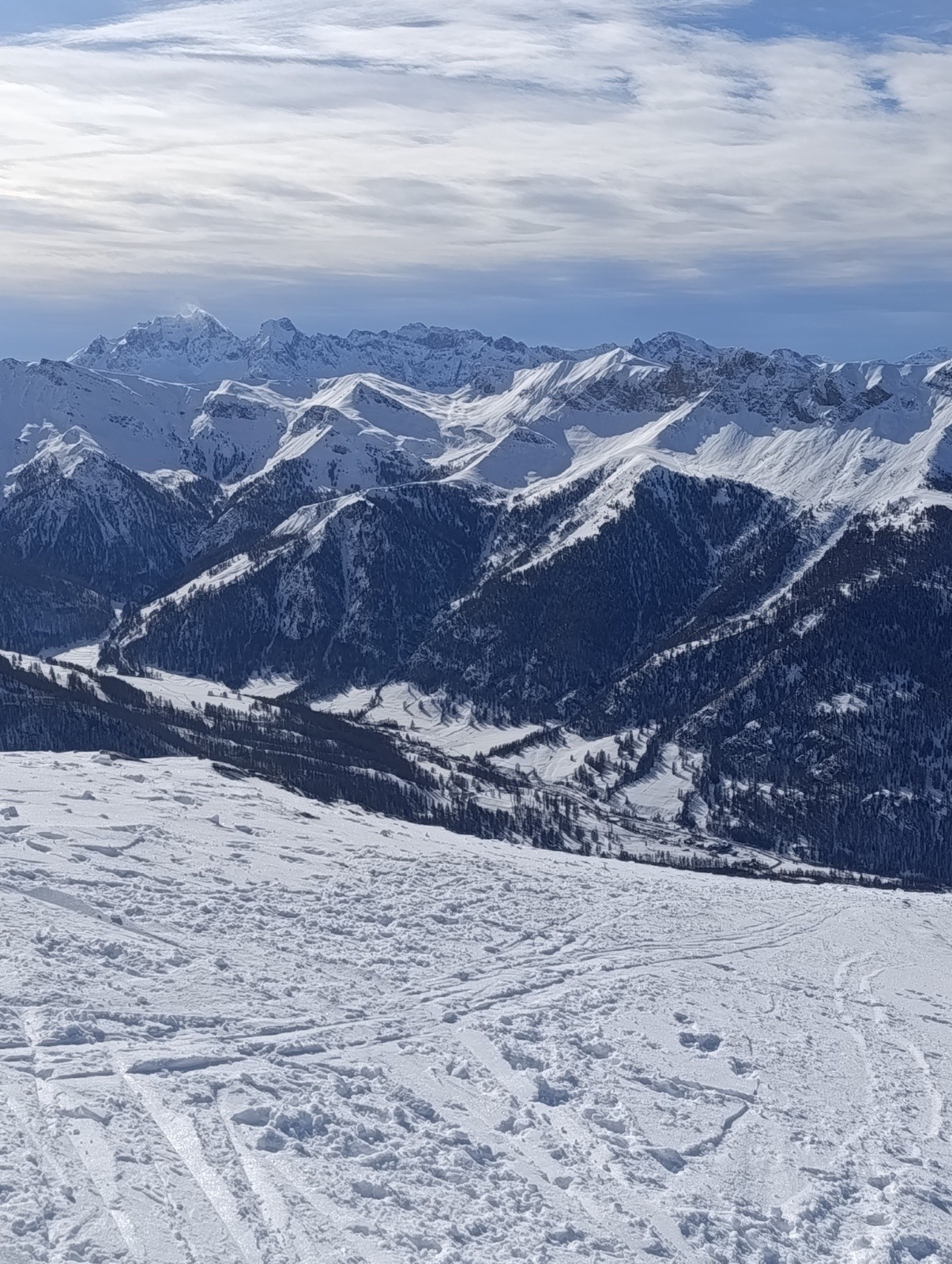 Vu vers St Veran / Molines&nbsp;