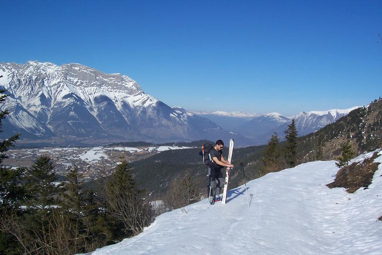 Piste : De bon matin, déjà un beau panorama
