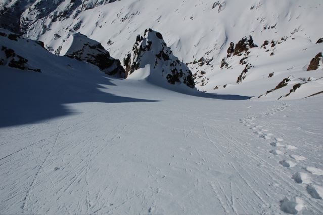 couloir : Les longues pentes à remonter